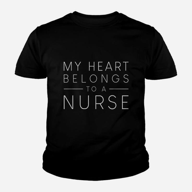 My Heart Belongs To A Nurse Kid T-Shirt