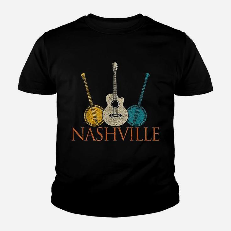 Nashville Tennessee Vintage Country Music City Souvenir Gift Kid T-Shirt