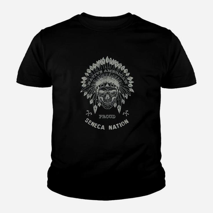 Nation Native American Indian Respect Skull Kid T-Shirt
