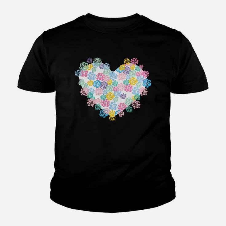 Neon Shirts - Flower Hearts Shirts Kid T-Shirt