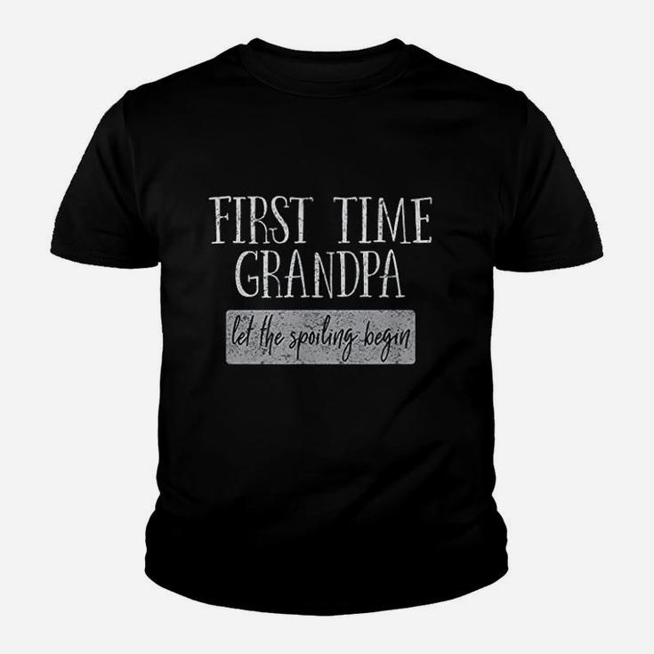 New Grandpa First Time Grandfather New Grandkids Kid T-Shirt