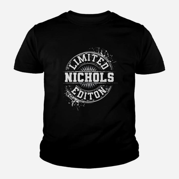 Nichols Funny Surname Family Tree Birthday Reunion Gift Idea Kid T-Shirt