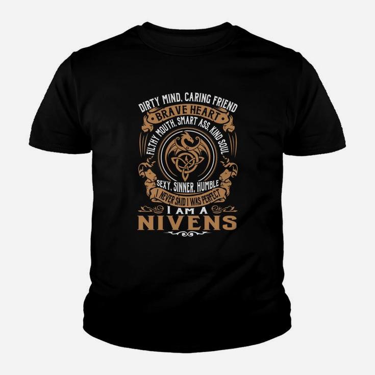 Nivens Brave Heart Dragon Name Shirts Kid T-Shirt