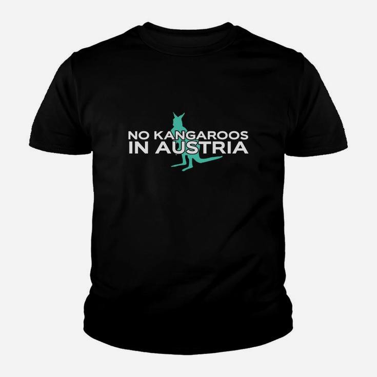 No Kangaroos In Austria Kid T-Shirt