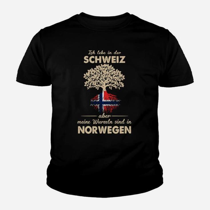 Norwegen Meine Wurzeln Kinder T-Shirt