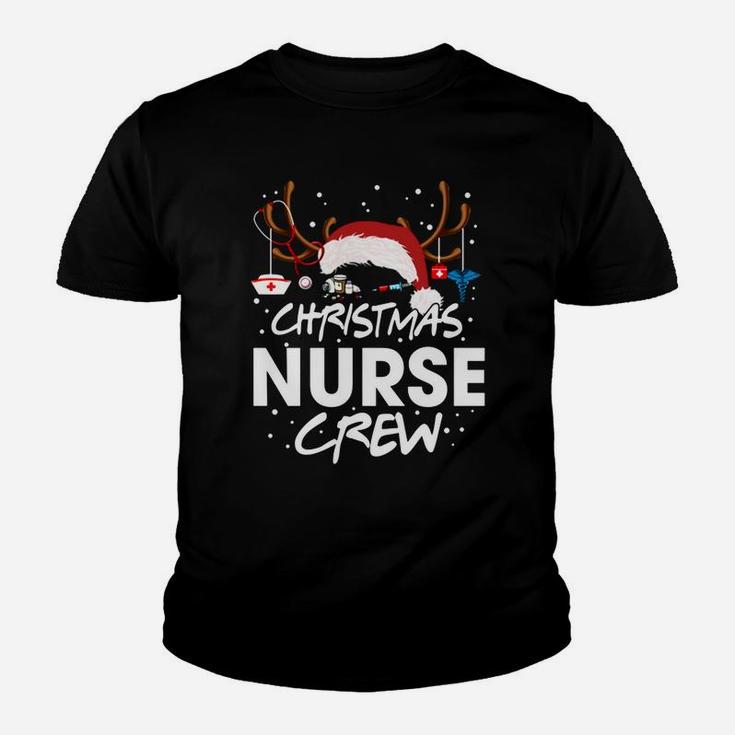 Nurse Christmas Crew Kid T-Shirt
