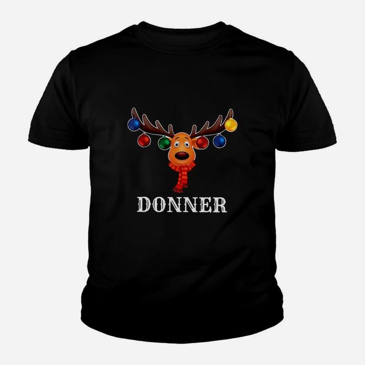 Official Santa Reindeer Donner Xmas Group Costume Sweater Kid T-Shirt