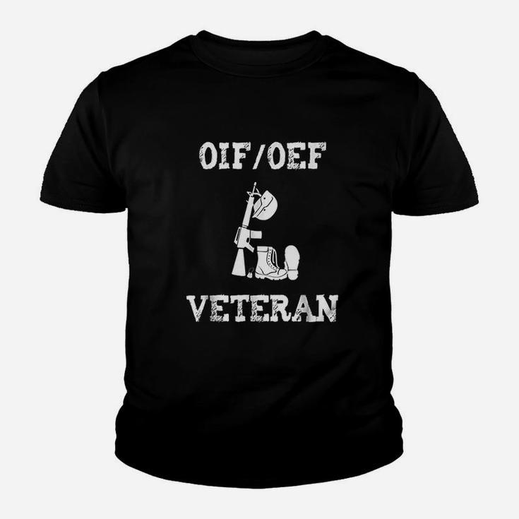 Oif Oef Iraq Afghanistan Veteran Kid T-Shirt