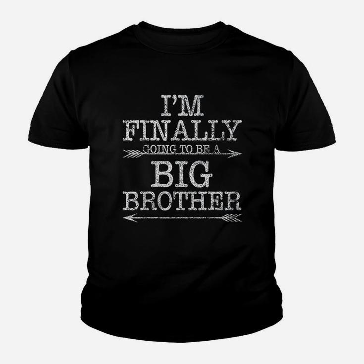 Older Brother Gift I Am Finally Going To Be A Big Brother Kid T-Shirt