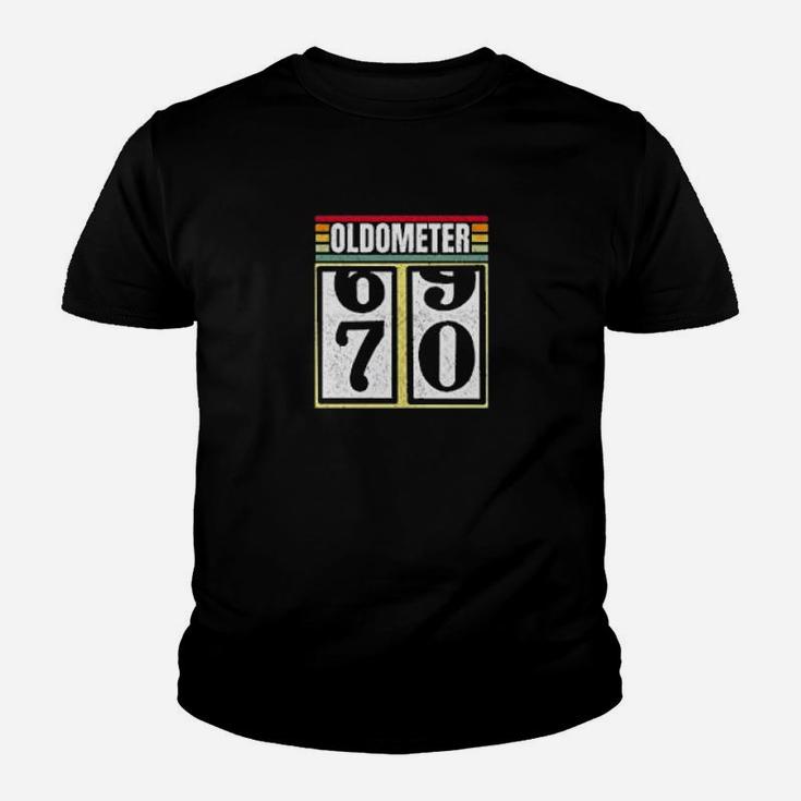 Oldometer 69-70 Years Old Automotive Enthusiasts Bday Kid T-Shirt