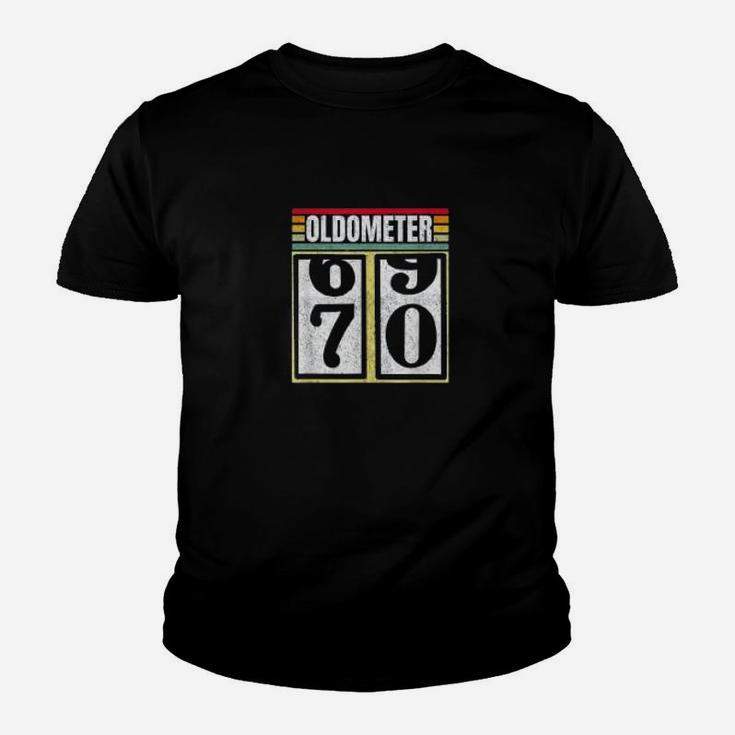 Oldometer 69 70 Years Old Automotive Enthusiasts Bday Kid T-Shirt