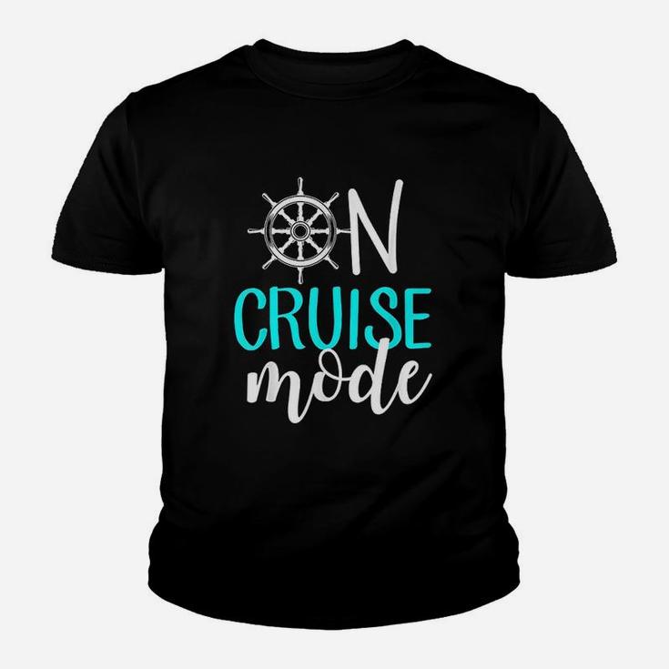On Cruise Mode Cruise Vacation Family Trendy Kid T-Shirt