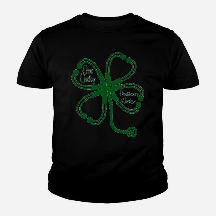One Lucky Healthcare Worker St Patricks Day Kid T-Shirt