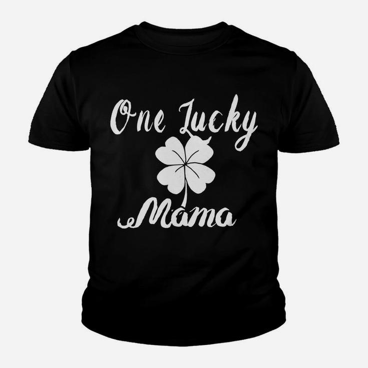 One Lucky Mama St Patricks Day Retro Vintage Kid T-Shirt