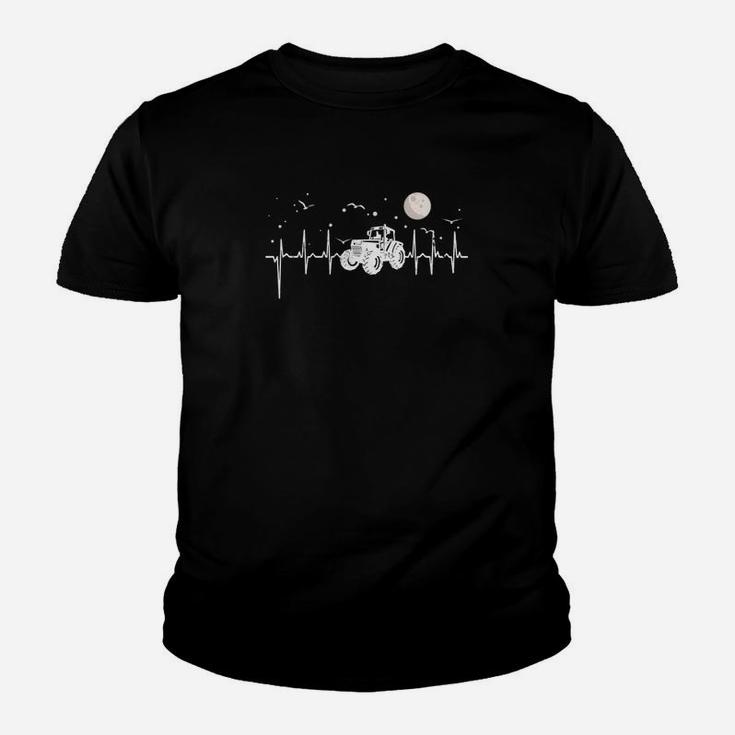 Optimierter Produkt-Titel: Schwarzes Kinder Tshirt Schlagzeug-Herzfrequenz, Musikfan Design