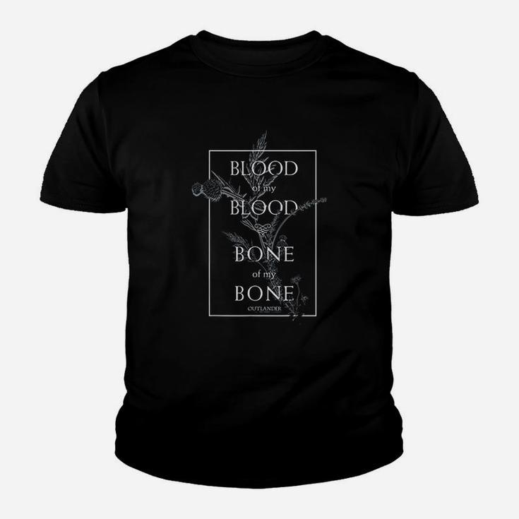 Outlander Blood Of My Blood Bone Of My Bone Framed Kid T-Shirt