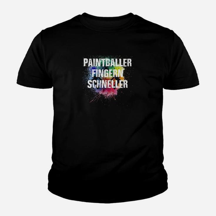 Paintballfingern Schneller Kinder T-Shirt