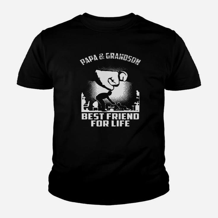 Papa And Grandson Best Friend For Life Kid T-Shirt