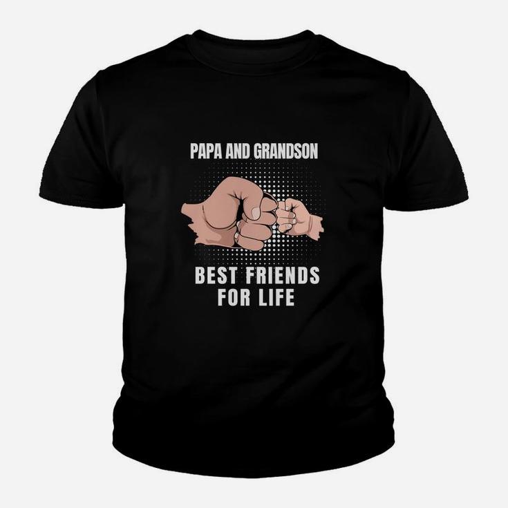 Papa And Grandson Best Friends For Life Shirt Kid T-Shirt