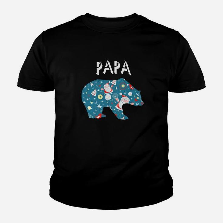 Papa Bear Christmas Matching Family Christmas Gifts Kid T-Shirt