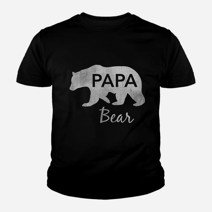 Papa Bear Great Gift For Dad Father Grandpa Kid T-Shirt