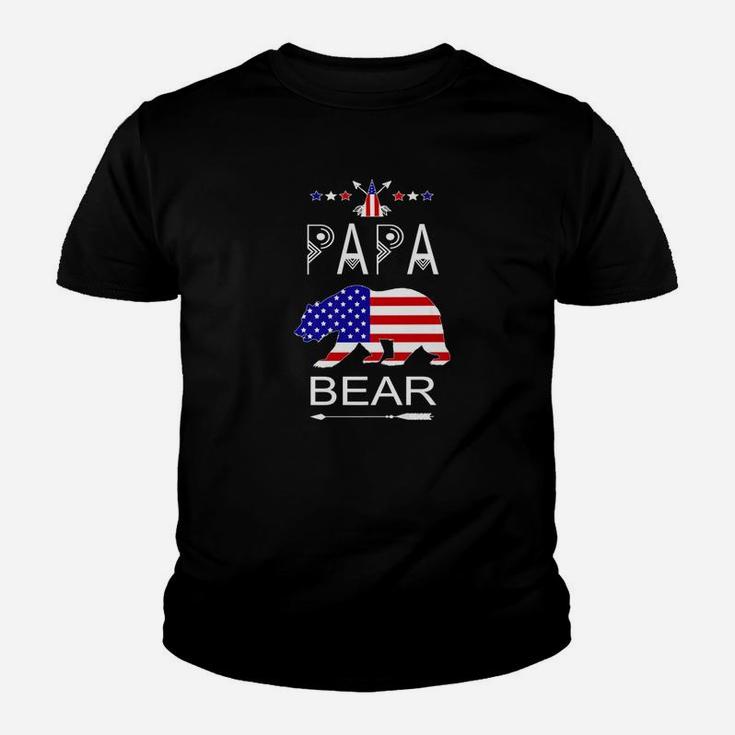 Papa Bear Patriotic Flag Matching 4th Of July T-Shirt Papa Bear Patriotic Flag Matching 4th Of July T-Shirt
