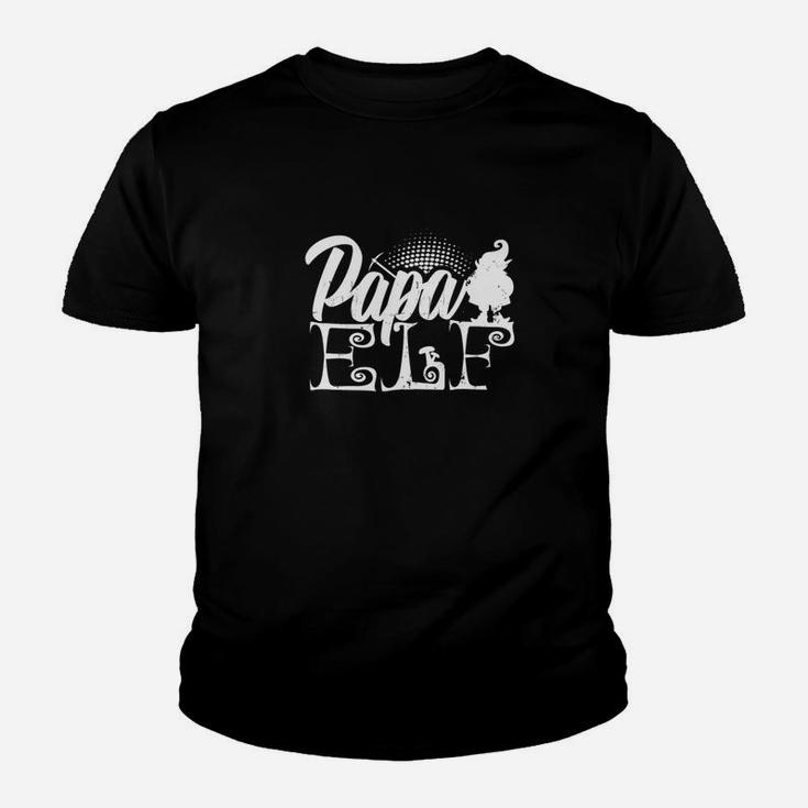 Papa Elf Best Papa Ever Fathers Day Christmas Shirt Kid T-Shirt