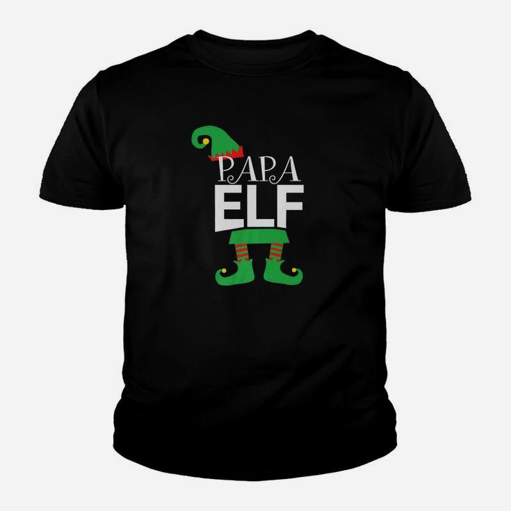Papa Elf Family Matching Christmas Funny Kid T-Shirt