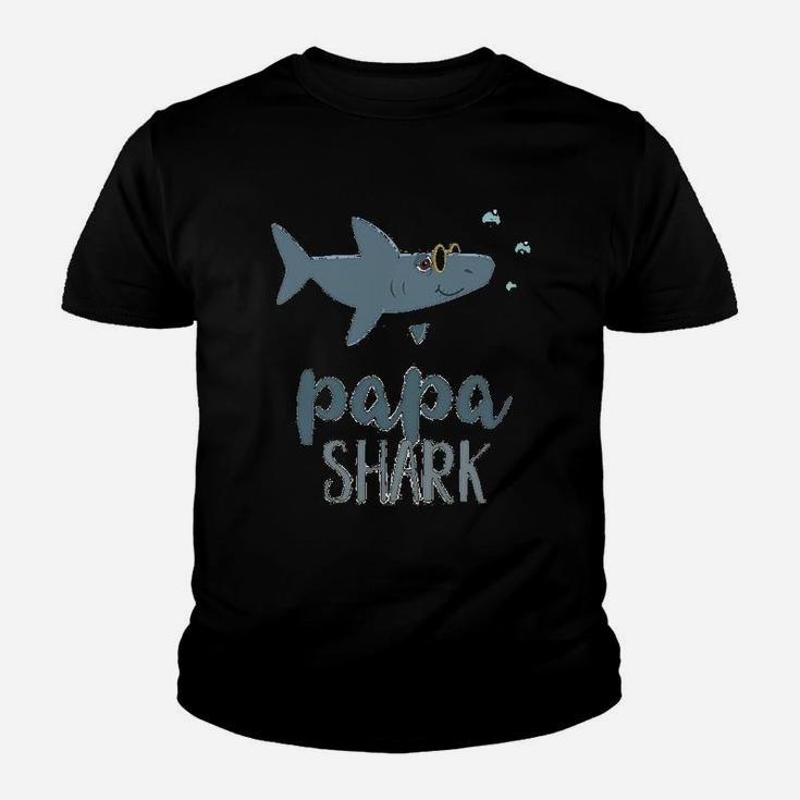 Papa Shark Lovely Gift, dad birthday gifts Kid T-Shirt