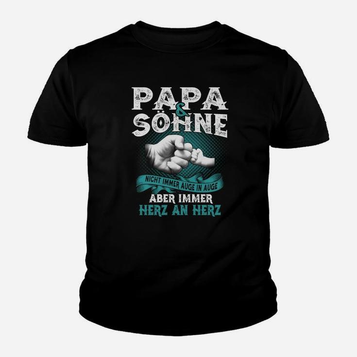 Papa und Sohn Verbundenheit Herren Kinder Tshirt, Emotionaler Spruch Tee