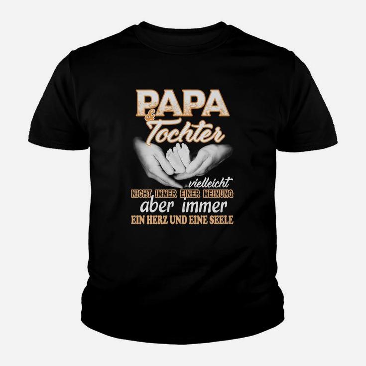 Papa und Tochter Herz und Seele Kinder Tshirt, Familienshirt mit Botschaft