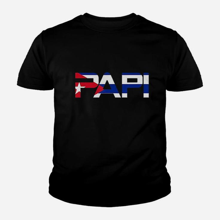 Papi Cuban Flag, best christmas gifts for dad Kid T-Shirt