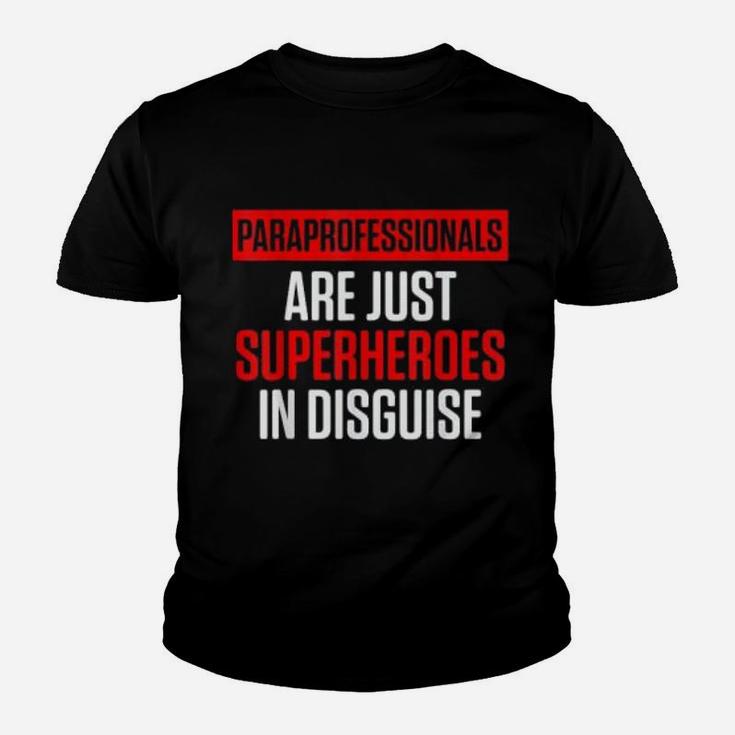Paraprofessional Paraeducator Disguise Teacher Appreciation Kid T-Shirt
