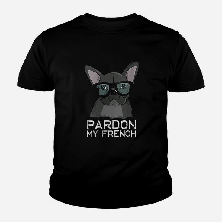 Pardon My French Bulldog Kid T-Shirt