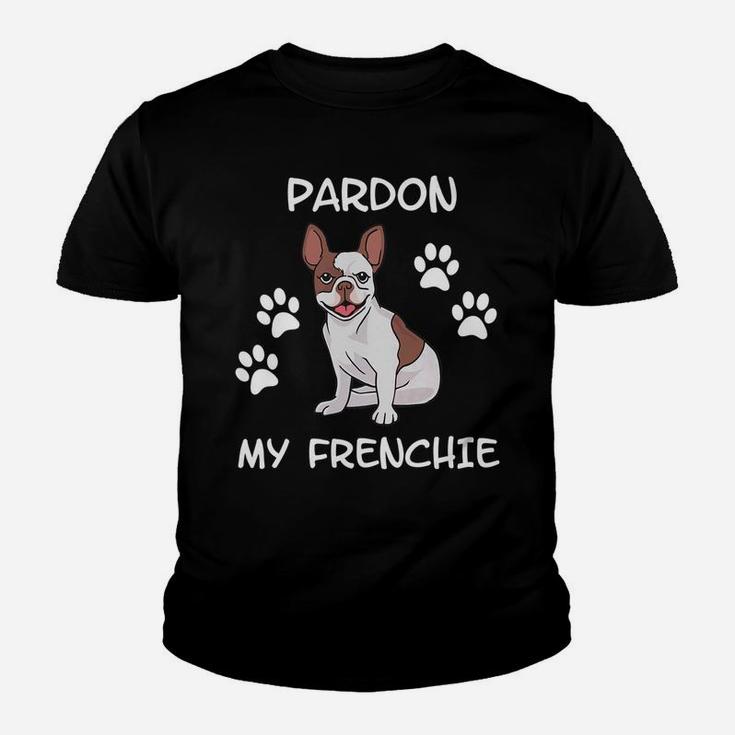 Pardon My Frenchie French Bulldog Kid T-Shirt