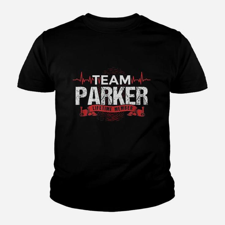 Parker Team Family Reunions Dna Heartbeat Kid T-Shirt