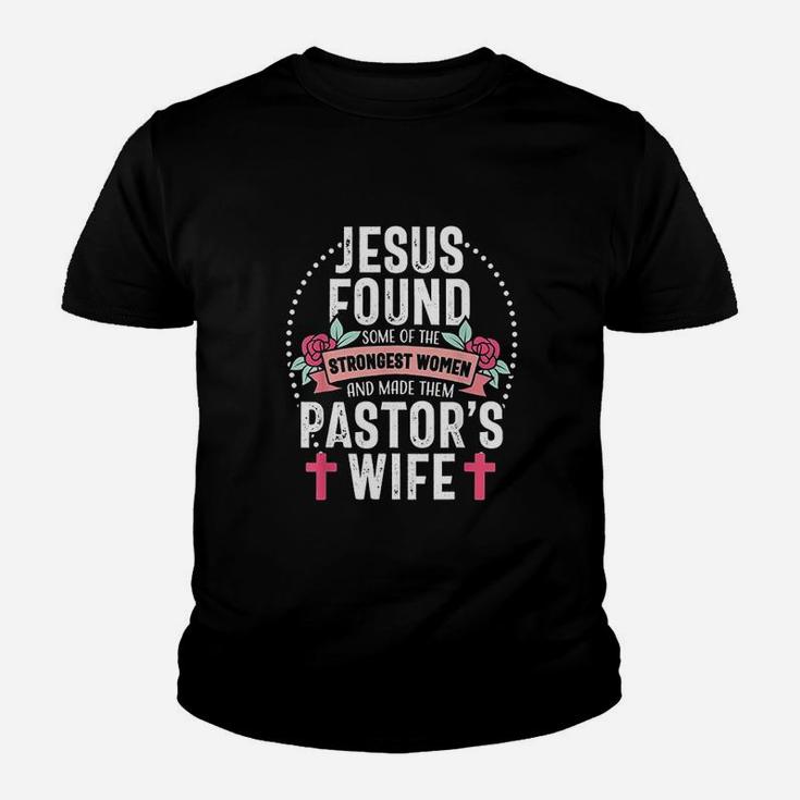 Pastor Wife Proud Jesus Christian Church Appreciation Gift Kid T-Shirt
