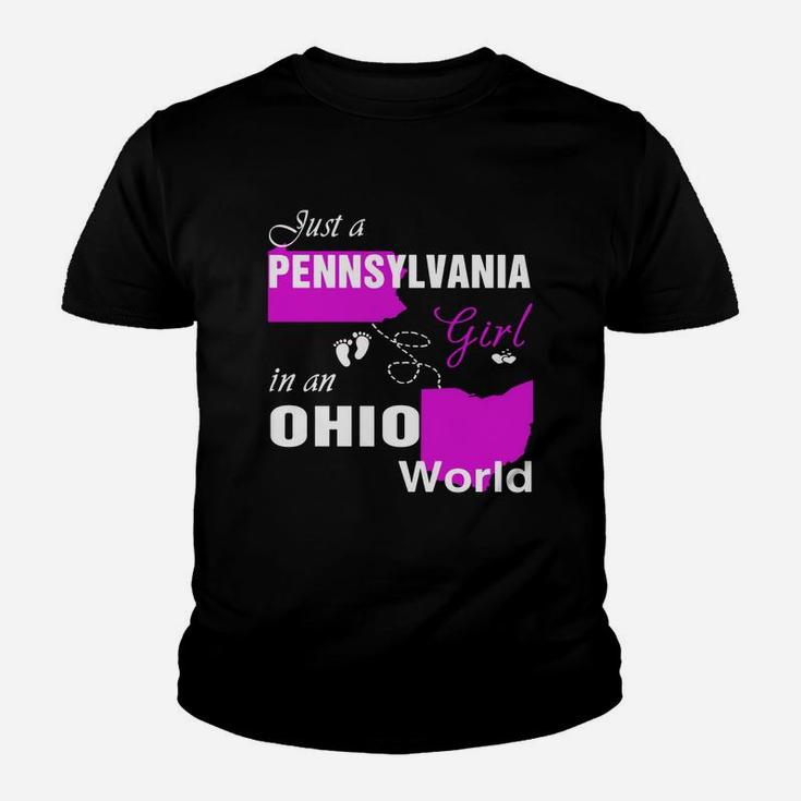 Pennsylvania Girl In Ohio Shirts Pennsylvania Girl Tshirt,ohio Girl T-shirt,ohio Girl Tshirt,pennsylvania Girl In Ohio Shirts,ohio Hoodie, Ohio Tshirt Kid T-Shirt