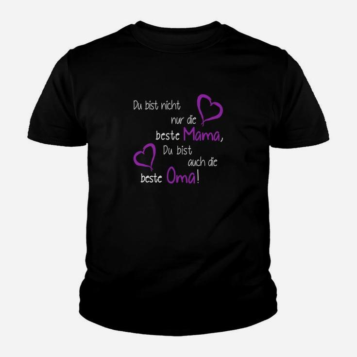 Personalisiertes Damen-Kinder Tshirt Beste Mama & Oma, Einzigartiges Design