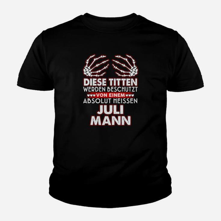 Personalisiertes Juli Mann Geburtstags-Kinder Tshirt, Spruch Tee