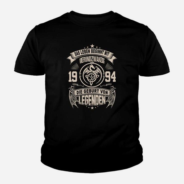 Personalisiertes Kinder Tshirt Legenden 1994 Geboren, Einzigartiges Geburtsjahr Design