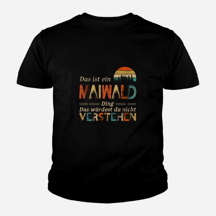 Personalisiertes Maiwald Ding Kinder Tshirt, Sonnenuntergang Design Tee