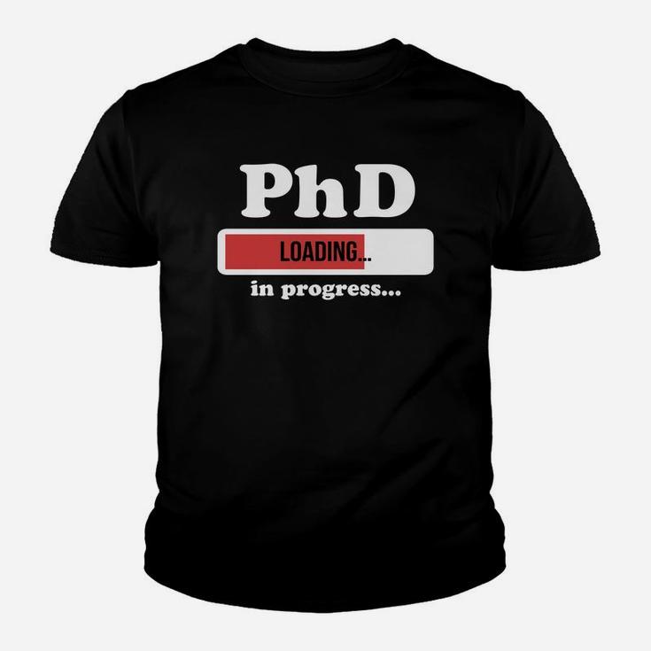 Phd Shirt Phd In Progress Doctor Gift Kid T-Shirt