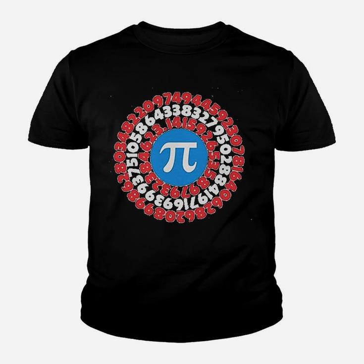 Pi Day Superhero Captain Pi Math Geek Gift Youth T-shirt
