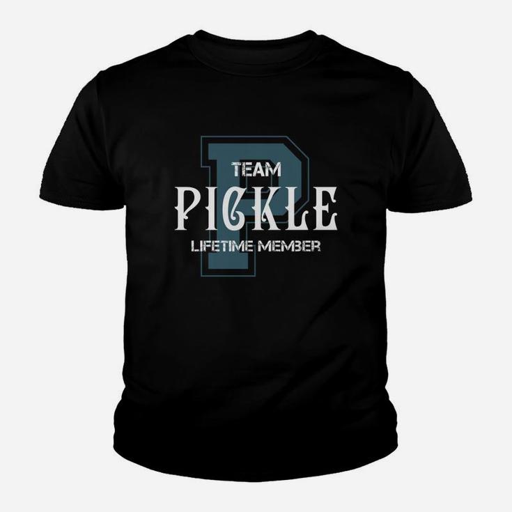 Pickle Shirts - Team Pickle Lifetime Member Name Shirts Kid T-Shirt