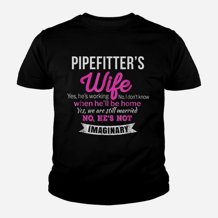 Pipefitter Wife Gift Funny Wedding Anniversary Kid T-Shirt