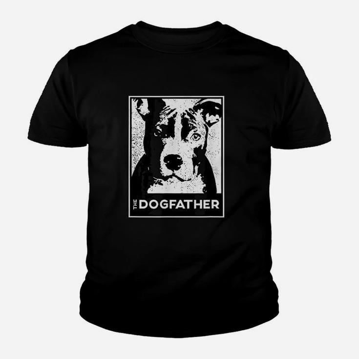Pit Bull Terrier The Dogfather, best christmas gifts for dad Kid T-Shirt
