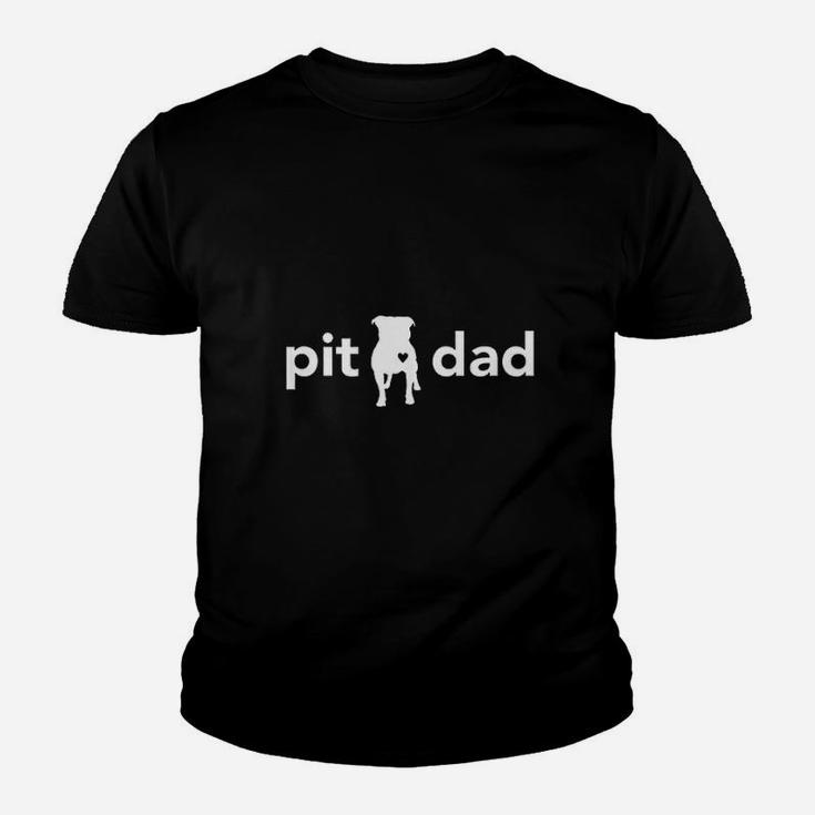 Pitbull Dad Funny For Pit Bull Lovers And Owners Kid T-Shirt