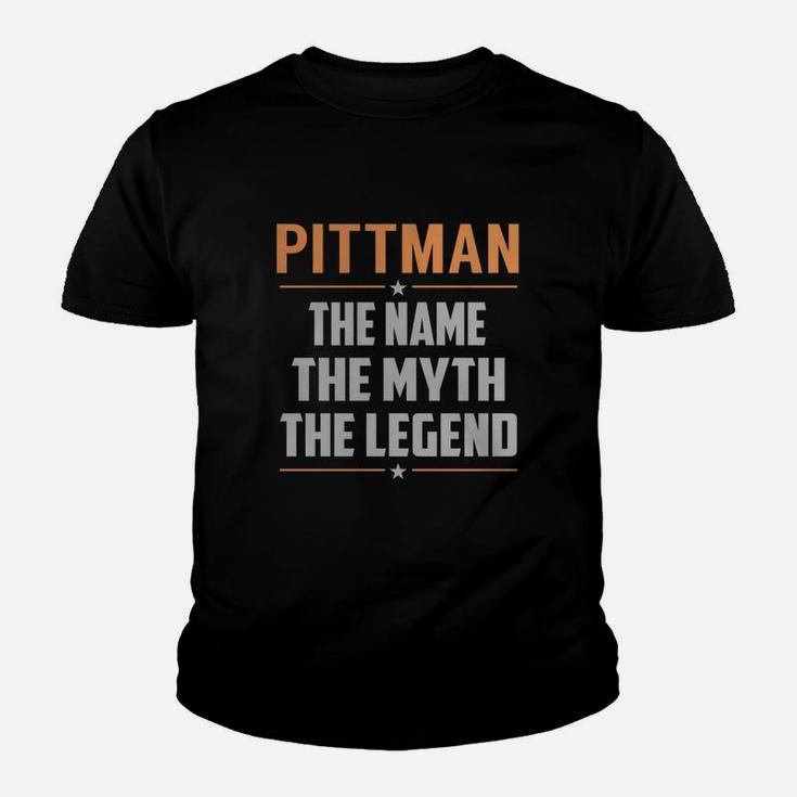 Pittman The Name The Myth The Legend Name Shirts Youth T-shirt
