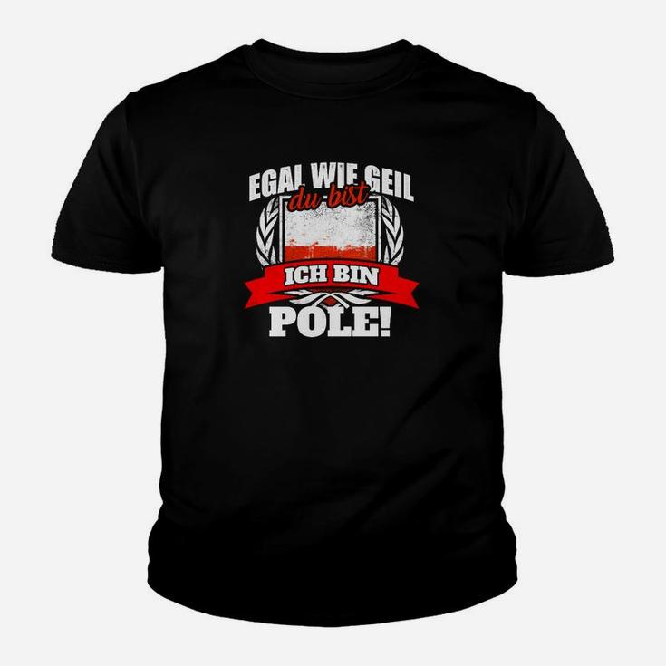 Pole Polen Polacy Polska Geil Kinder T-Shirt